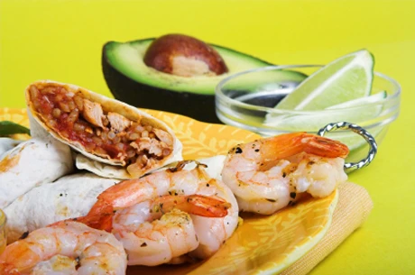 Scampi mit Avocados