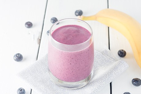 Heidelbeer-Banane-Smoothie