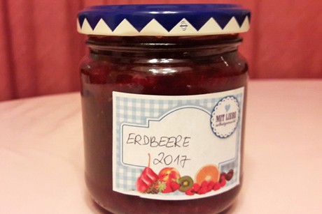 Erdbeerkonfitüre