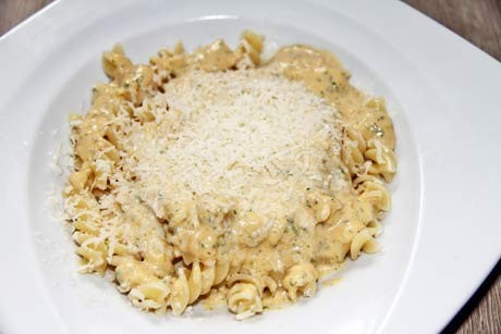 Pasta mit Kürbissauce