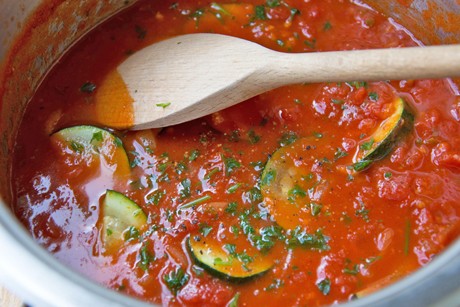 Tomaten - Zucchini-Ragout