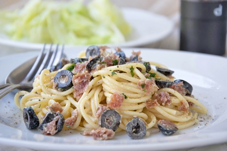 Salami - Oliven - Carbonara