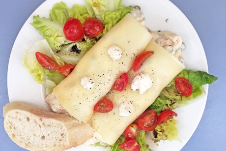 Vegetarische Käserollen