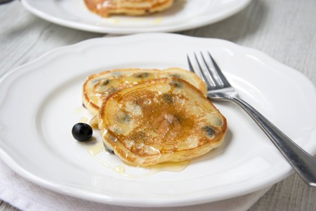 Vegane Heidelbeer-Pancakes