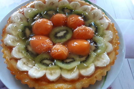 Biskuit-Obstkuchen