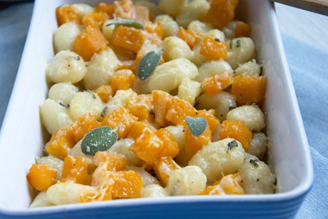 Gnocchi mit gebackenem Kürbis
