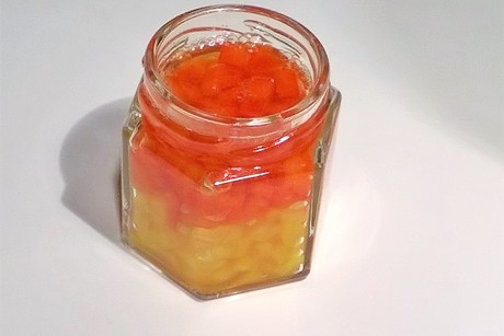 Habanero Chilischoten, eingelegt