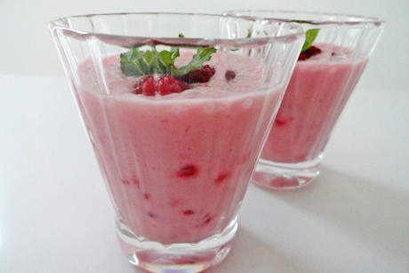 Erdbeer Himbeer Buttermilch