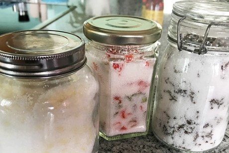 Chilli Knoblauch Lavendelsalz