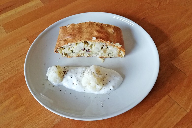 Karfiol - Gorgonzola - Strudel