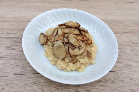 Risotto mit frischen Steinpilzen