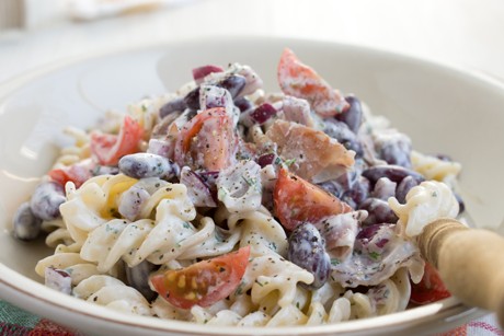 Nudelsalat nach Cowboy-Art