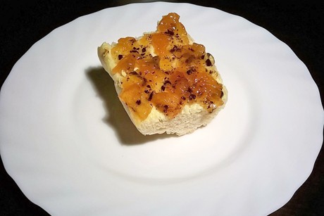 Marillenmarmelade mit Kakaonibs