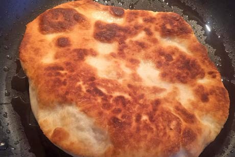 Indisches Naan Fladenbrot