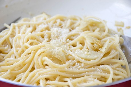 Spaghetti mit Knoblauch