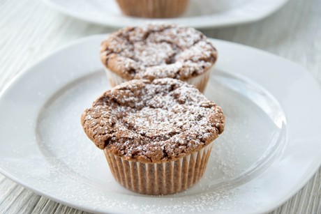 Schoko-Muffins mit Rotwein
