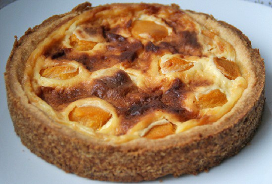 Marillenkuchen mit Eier-Rahmguss