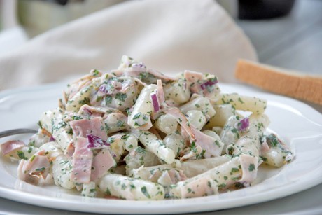 Schwarzwurzelsalat mit Schinken