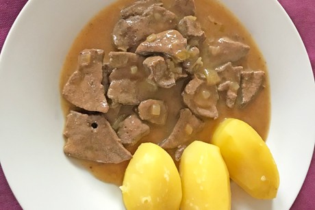 Geröstete Leber