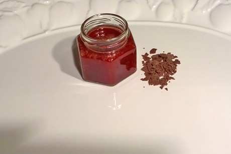 Himbeer-Schokolade-Rum Gelee