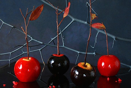 Giftige Halloween Äpfel