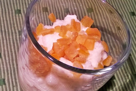 Grieß-Orangen- Dessert