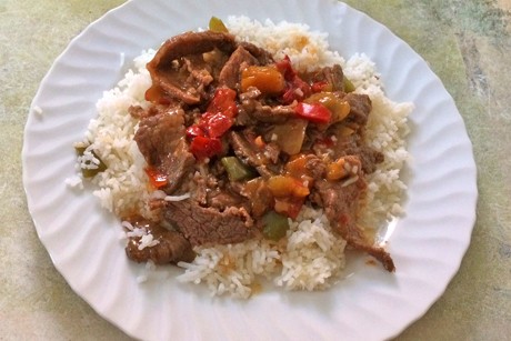 Rindfleisch nach asiatischer Art