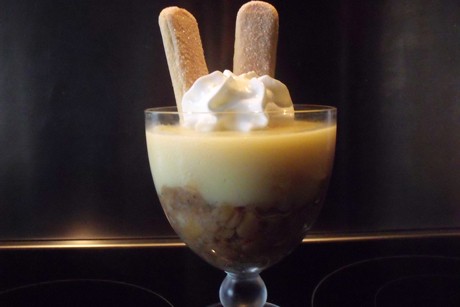 Vanillepudding-Schichtdessert