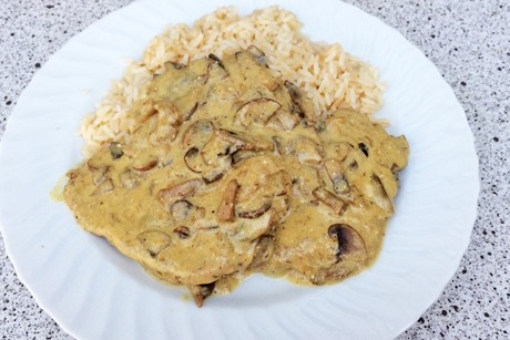 Champignon-Rahm-Schnitzel