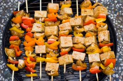 Tomaten-Tofu-Spieße