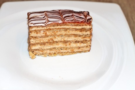 Schokoladige Esterhazy-Schnitte