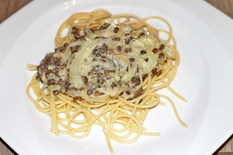 Linsen  - Carbonara