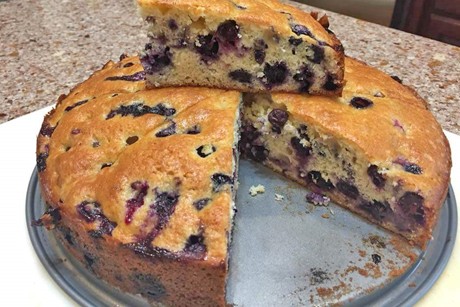 Heidelbeerkuchen mit Buttermilch
