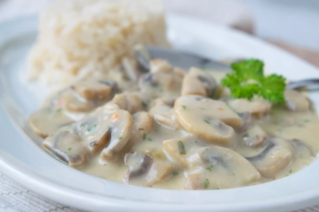 Schwammerl in Rahmsauce