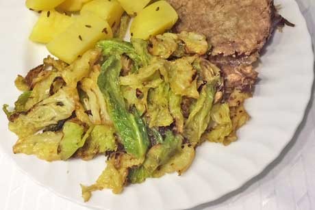 Gebratener Kohl in Gänseschmalz