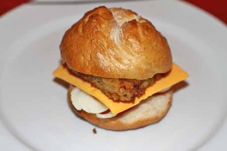 Fischburger im Wachauer Weckerl