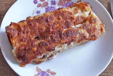 Fleischpalatschinken überbacken