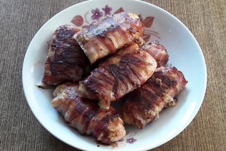 Cordon Bleu im Speckmantel