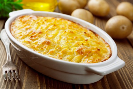 Käse-Kartoffelauflauf