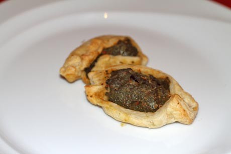 Mini - Spinat - Pide aus Blätterteig