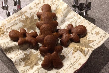 Einfache Lebkuchenmännchen