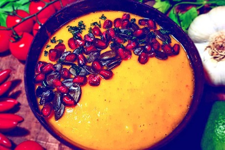 Kürbiscremesuppe