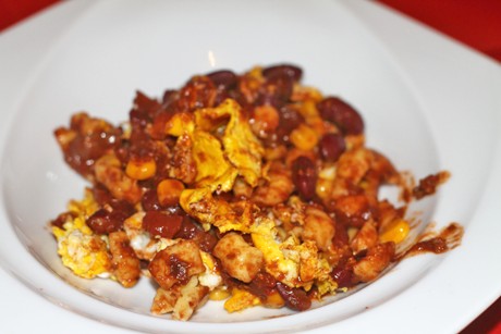 Eiernockerl im Chili - Style