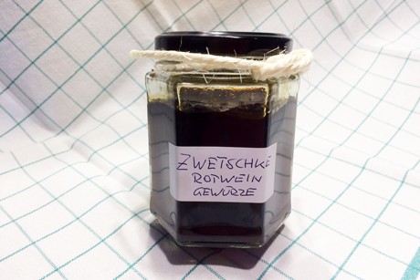 Zwetschke-Rotwein-Gewürz-Marmelade