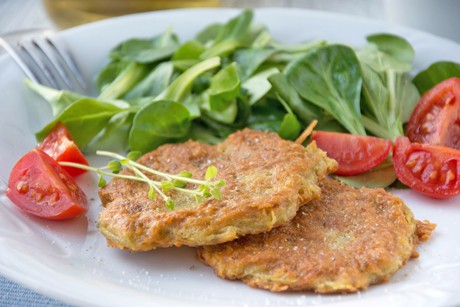Kartoffelpuffer mit Haferflocken