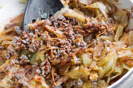 Krautpfanne mit Speck