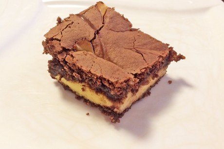 Brownies mit Frischkäsefüllung
