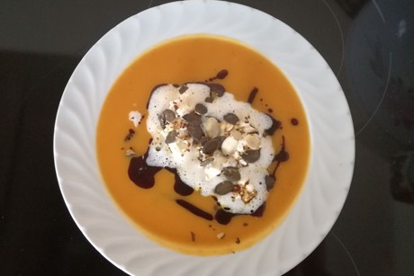 Kürbiscremesuppe