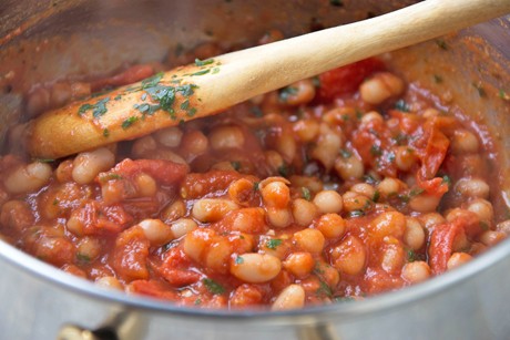 Mediterrane Bohnen