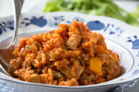 Chinapfanne mit Faschiertem